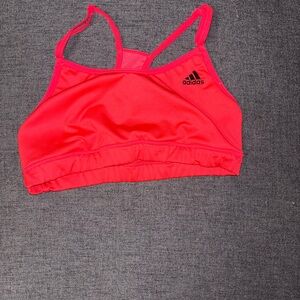 ♥️ Adidas Women's bright pink coral sports bra